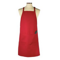 Red Deluxe Long Bib Apron